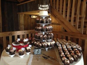 Cupcake table display