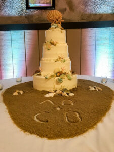 Seaside Wedding cake