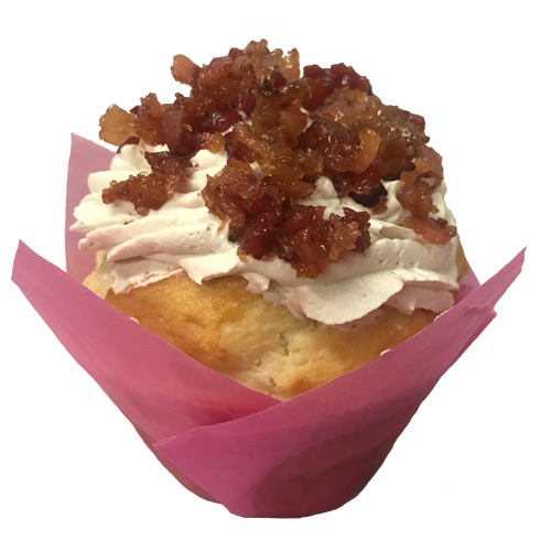 Bourbon Maple Bacon cupcake