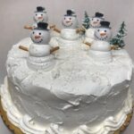 Snowman Cake